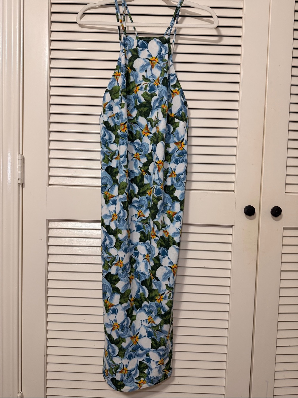 American Apparel Floral criss-cross strappy dress - Size M
